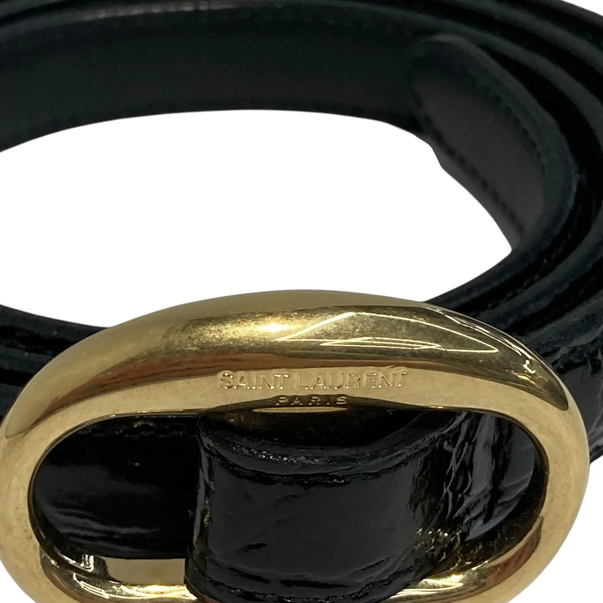 オーバルバックルレザーベルト756959 - Image 2