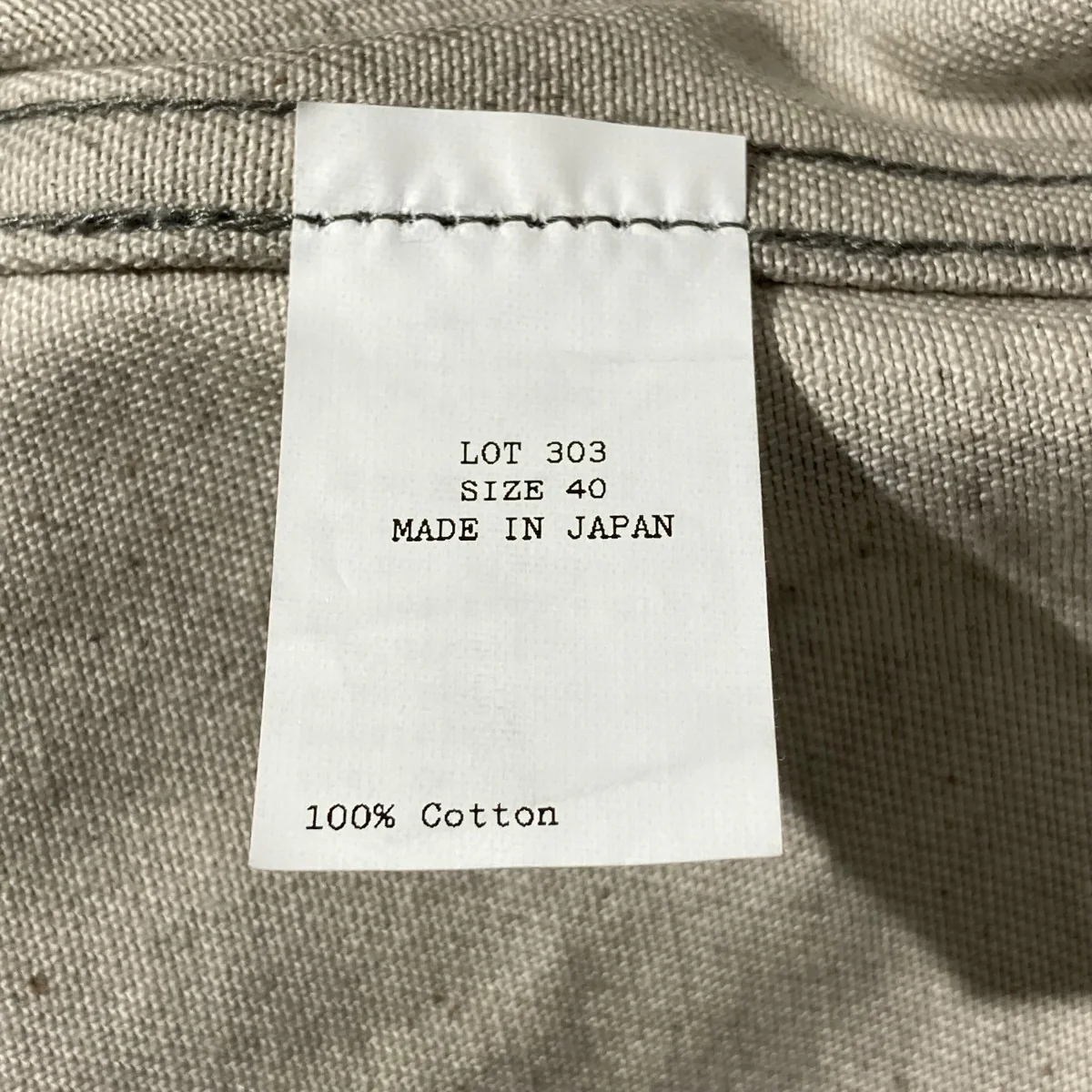 25AWCOVERALL JACKET HAND DRAWN SUMIカバーオールLot.303 - Image 6