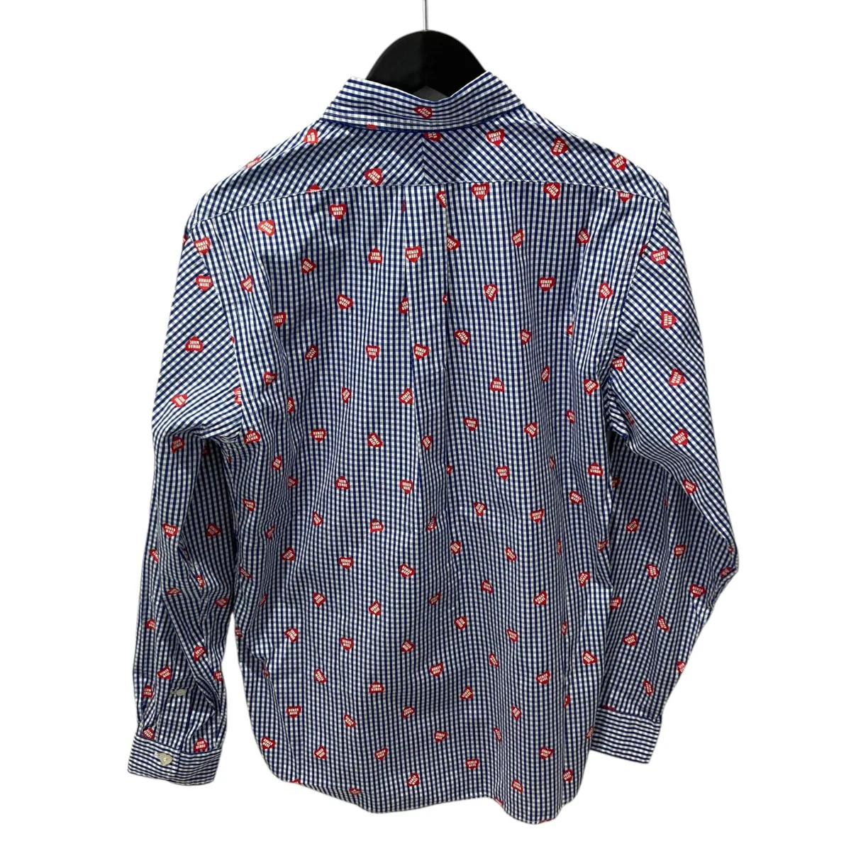 24SSHeart Embroidered Oversized Long Sleeve Shirt長袖シャツHM27SH008 - Image 2