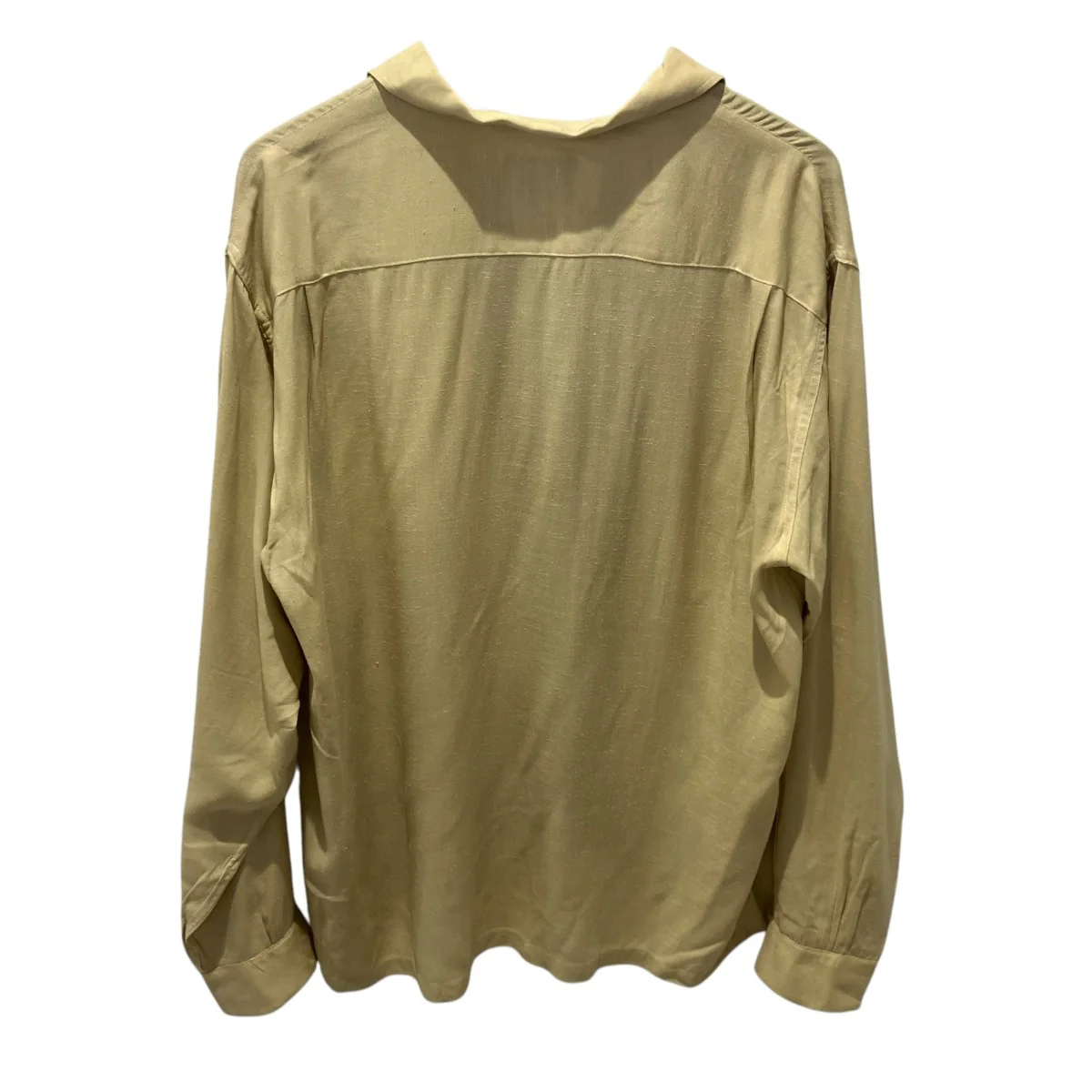 60s-70s VINTAGE レーヨンシルク開襟シャツシャツ - Image 2