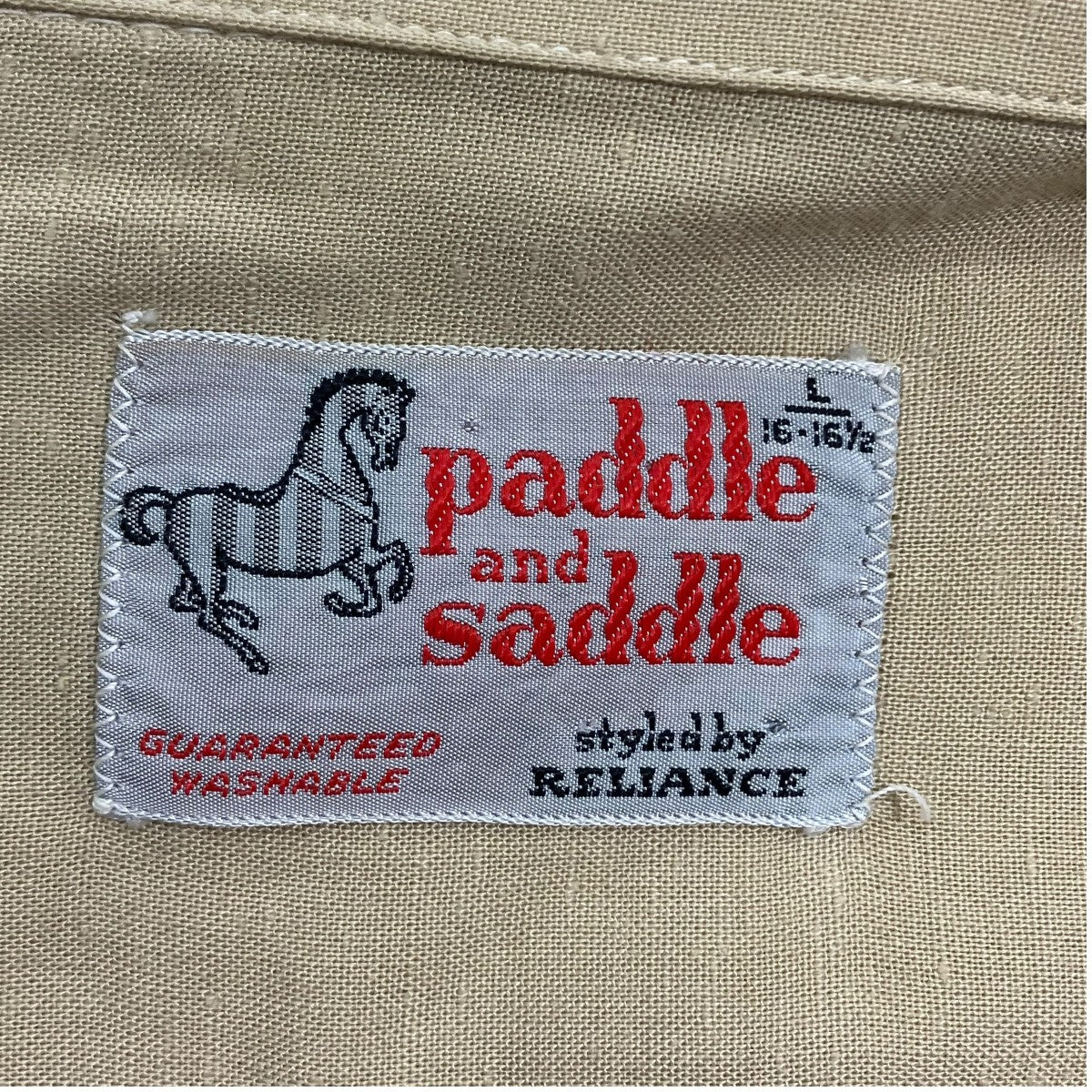 60s-70s VINTAGE レーヨンシルク開襟シャツシャツ - Image 5