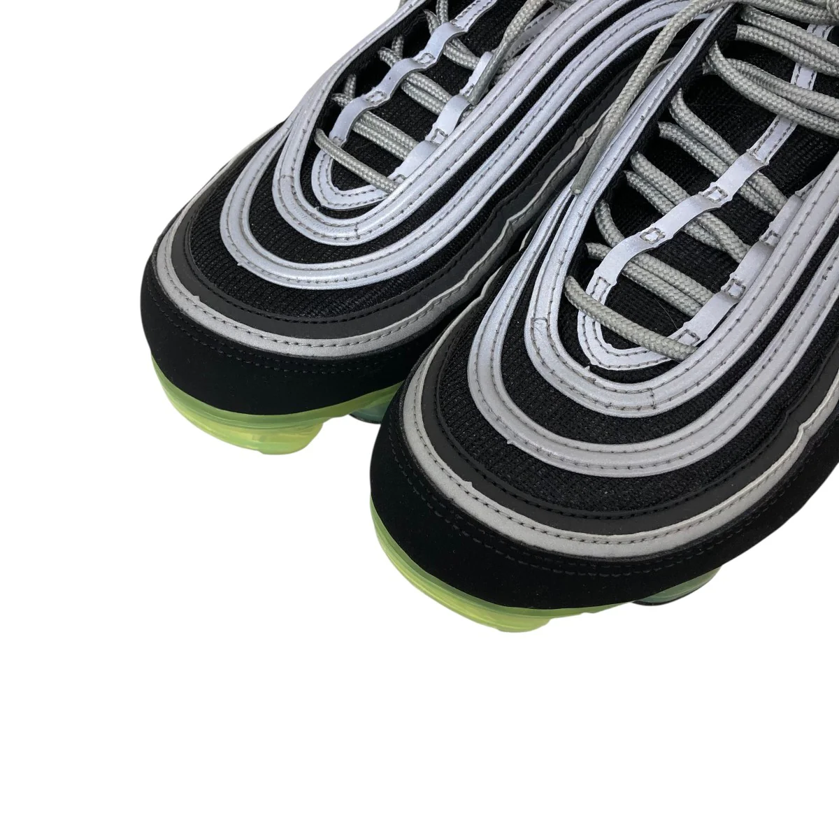 Air Vapormax ’97 Black Volt-Metallic Silverヴェイパーマックス スニーカーAJ7291-001 - Image 4