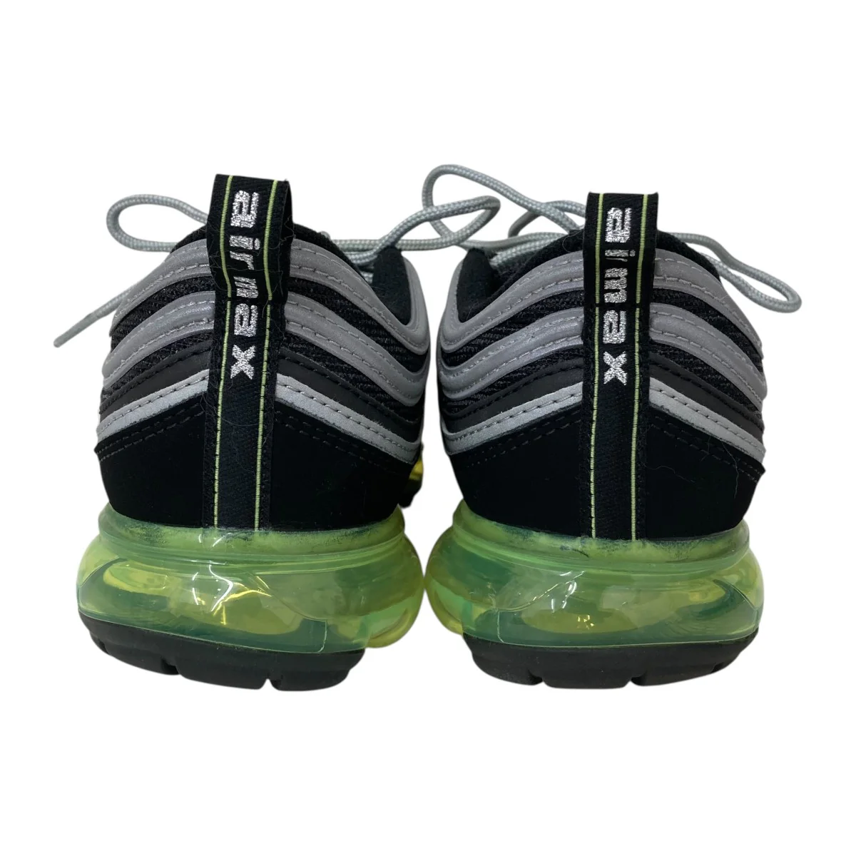 Air Vapormax ’97 Black Volt-Metallic Silverヴェイパーマックス スニーカーAJ7291-001 - Image 5