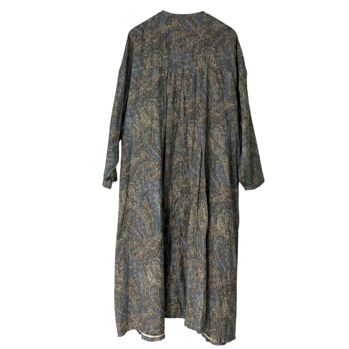 LINEN PRINTED ATELIER ROBE PAISLEY +ワンピースA42304-1 - Image 2
