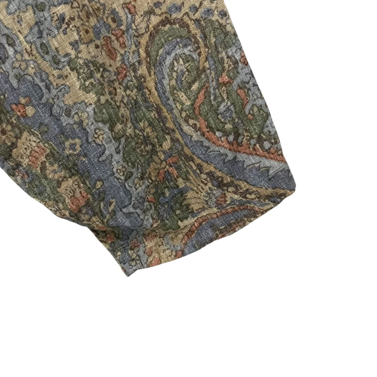 LINEN PRINTED ATELIER ROBE PAISLEY +ワンピースA42304-1 - Image 4