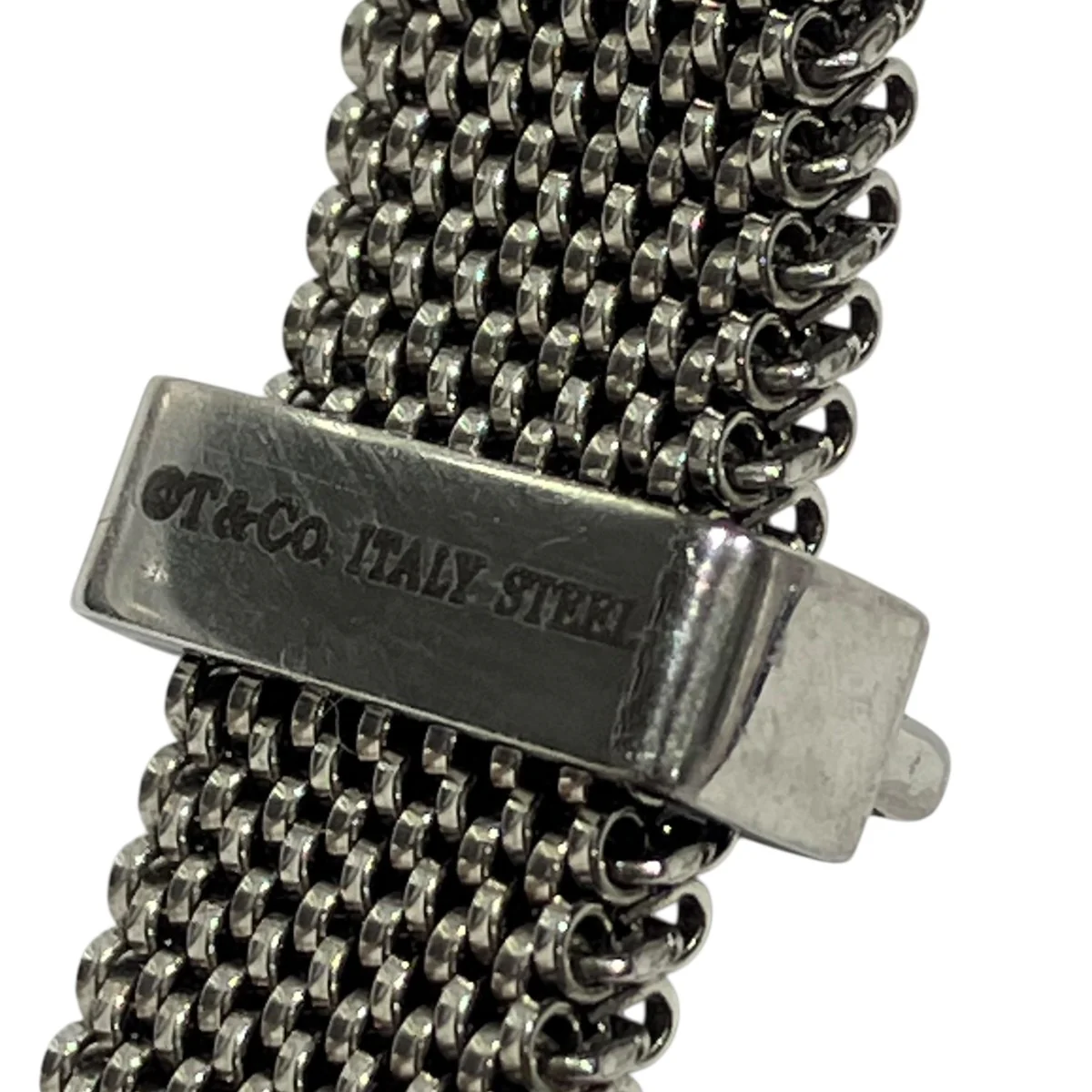 VINTAGE MESH STEEL BRACELET - Image 3