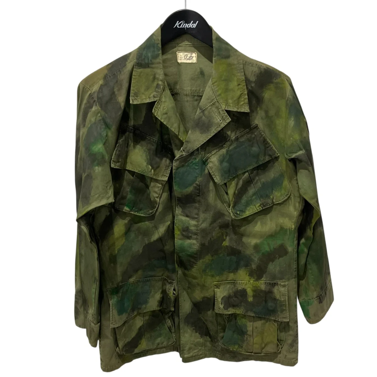 70s5th JUNGLE FATIGUE JACKET with HAND-PAINTED CAMOジャケット8405-935-4705
