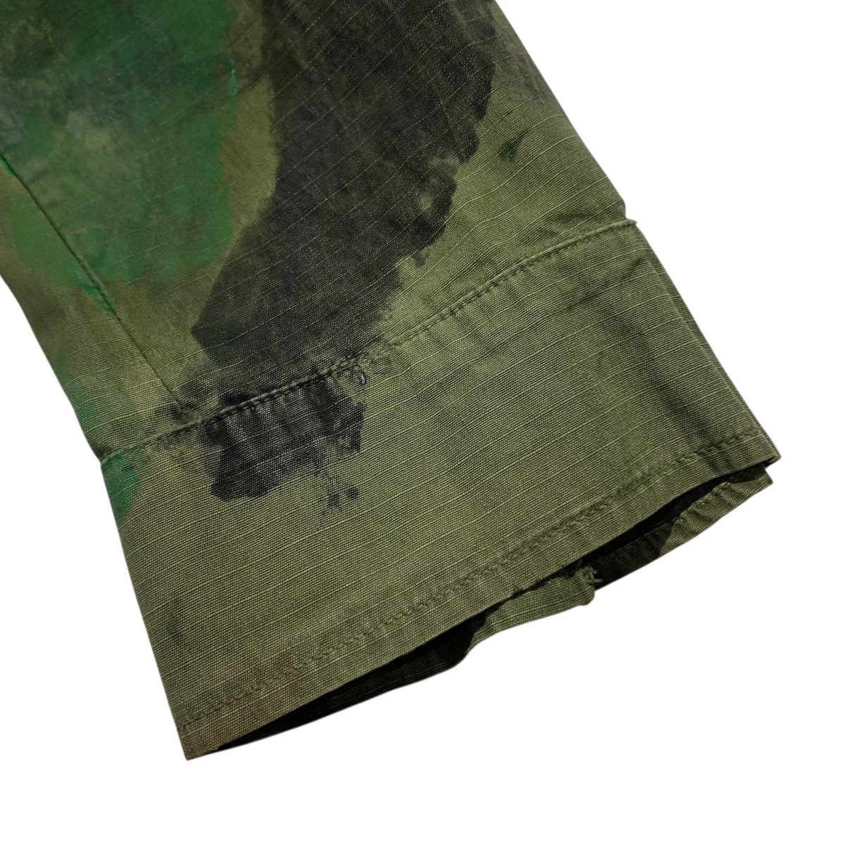 70s5th JUNGLE FATIGUE JACKET with HAND-PAINTED CAMOジャケット8405-935-4705 - Image 4