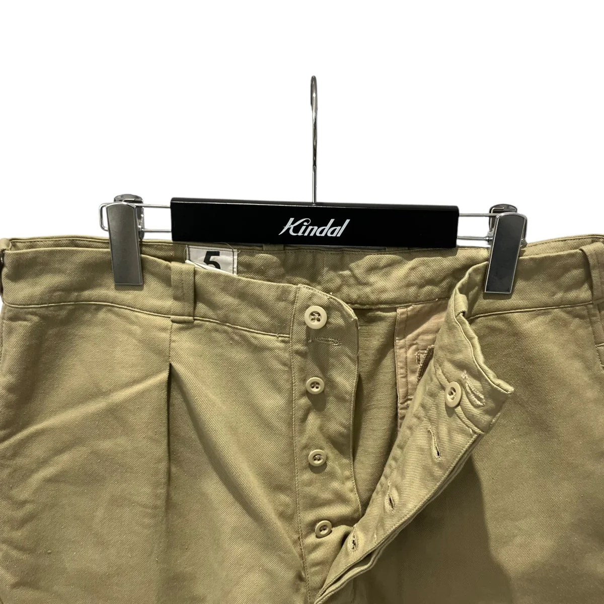 50s FRANCE軍 タックチノショーツハーフパンツ - Image 3