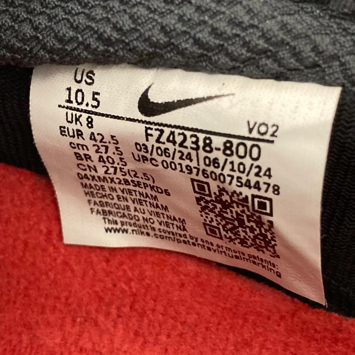 W AIR MAX SNDR GTX HYPER CRIMSONエアマックスサンダー ゴアテックス スニーカーFZ4238-800 - Image 7