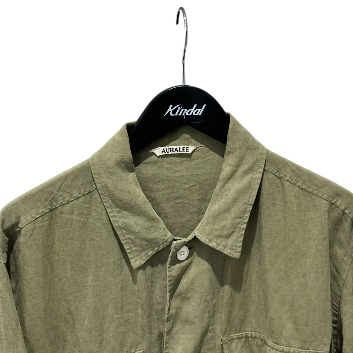 WASHED LINEN BIG FATIGUE JACKETA7SJ01LP - Image 3
