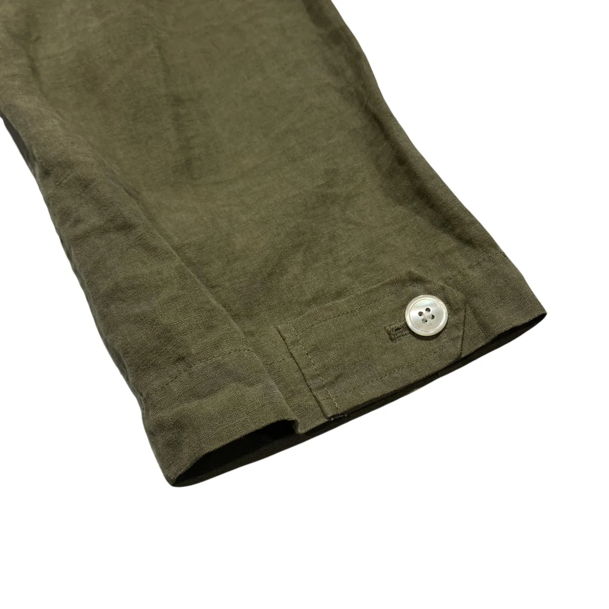 WASHED LINEN BIG FATIGUE JACKETA7SJ01LP - Image 4
