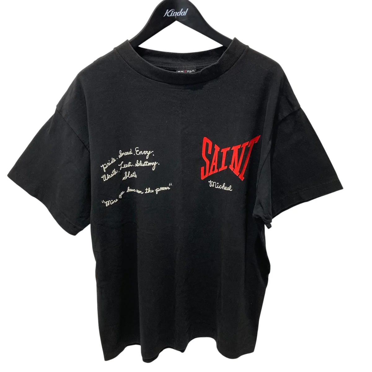 S/S Tee Logo Emb Black半袖カットソーSM-S21-0001-007