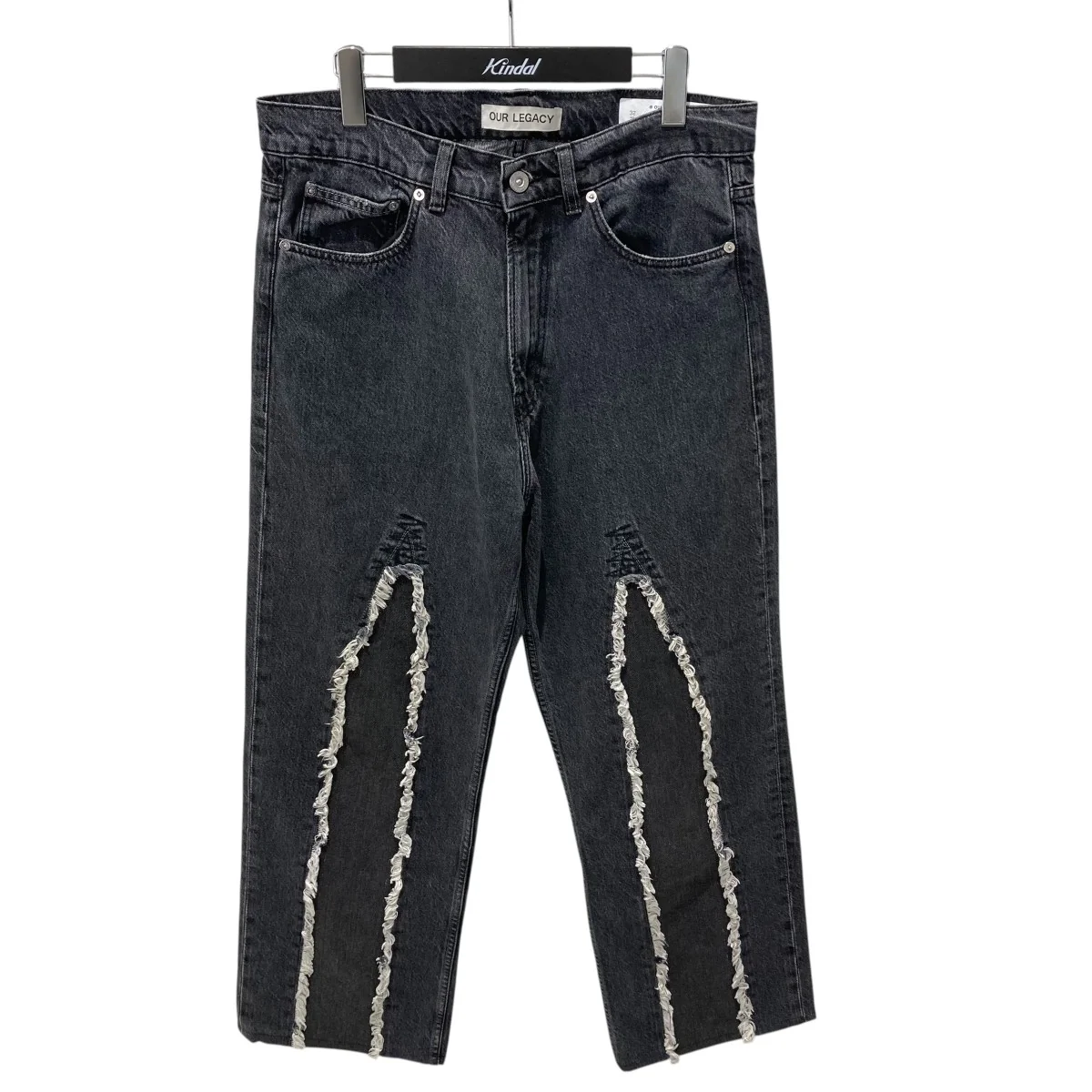 THIRD CUT Black Slash DenimブラックデニムM4215TB