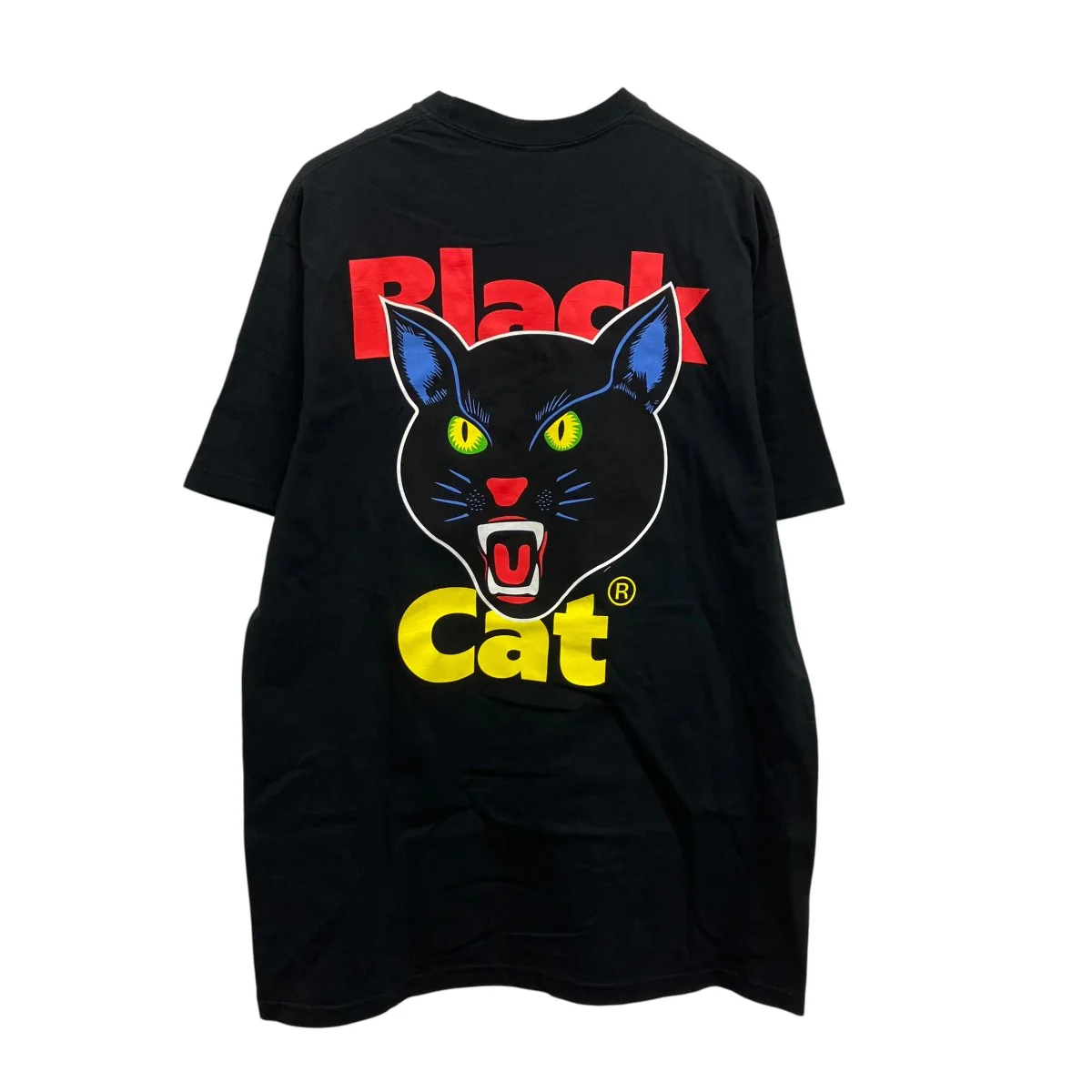 Black Cat TeeプリントTシャツ - Image 2
