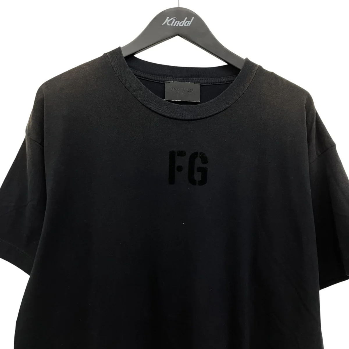 ユーズド加工フロッキーロゴTシャツ - Image 3
