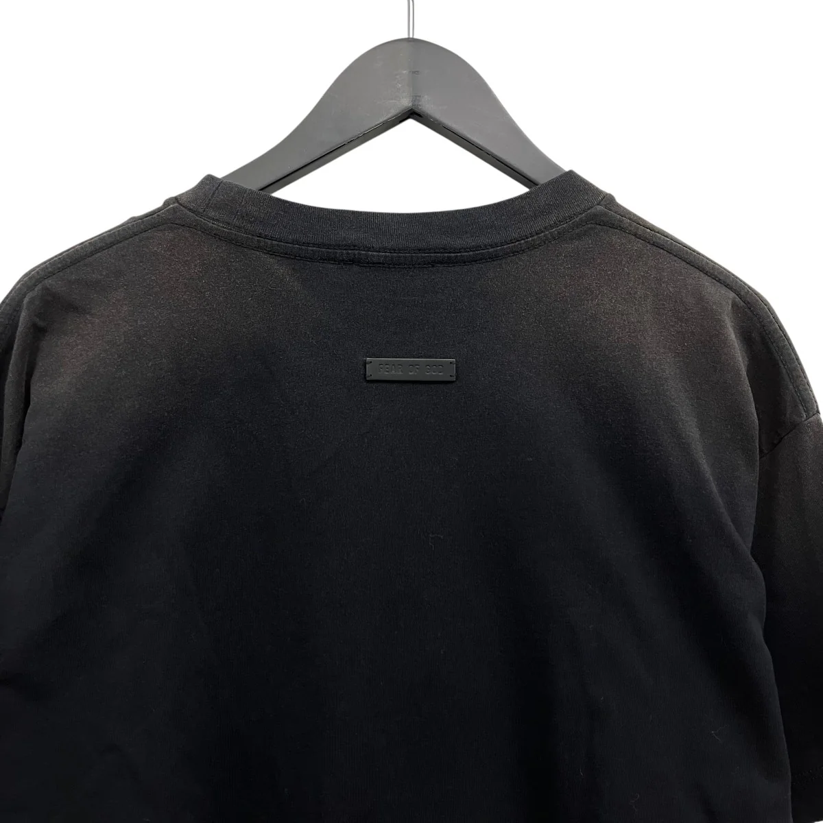ユーズド加工フロッキーロゴTシャツ - Image 4