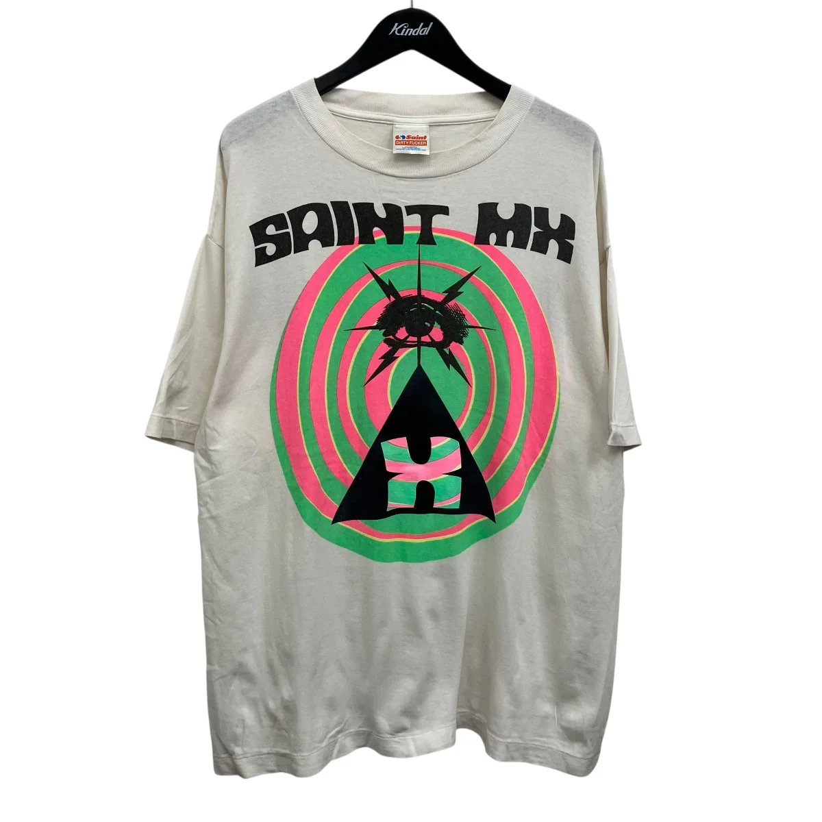 S S TEE SAINT MX ヴィンテージ加工Tシャツ