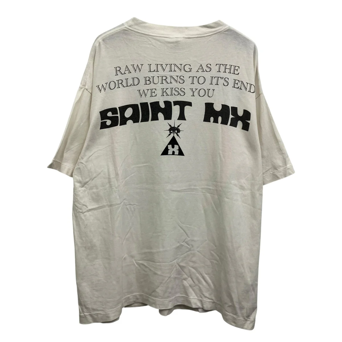 S S TEE SAINT MX ヴィンテージ加工Tシャツ - Image 2