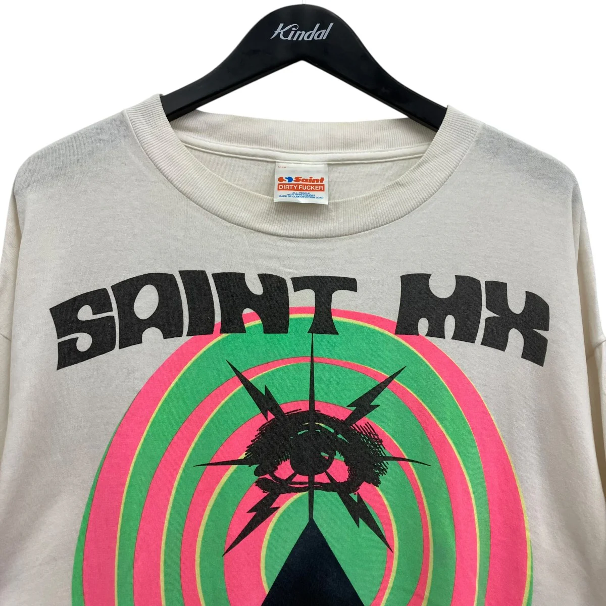 S S TEE SAINT MX ヴィンテージ加工Tシャツ - Image 3