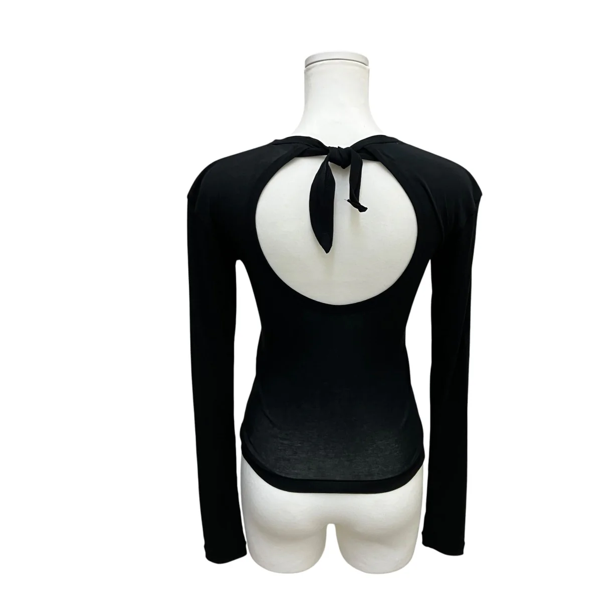 Twisted cotton back tiedバックリボンプルオーバーBA01-CR25 - Image 3