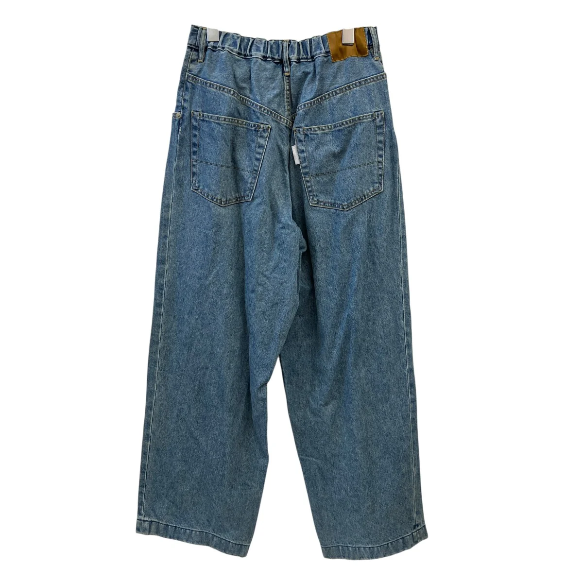 Wide denim slacks “Used”ワイドデニムパンツN0344 - Image 2