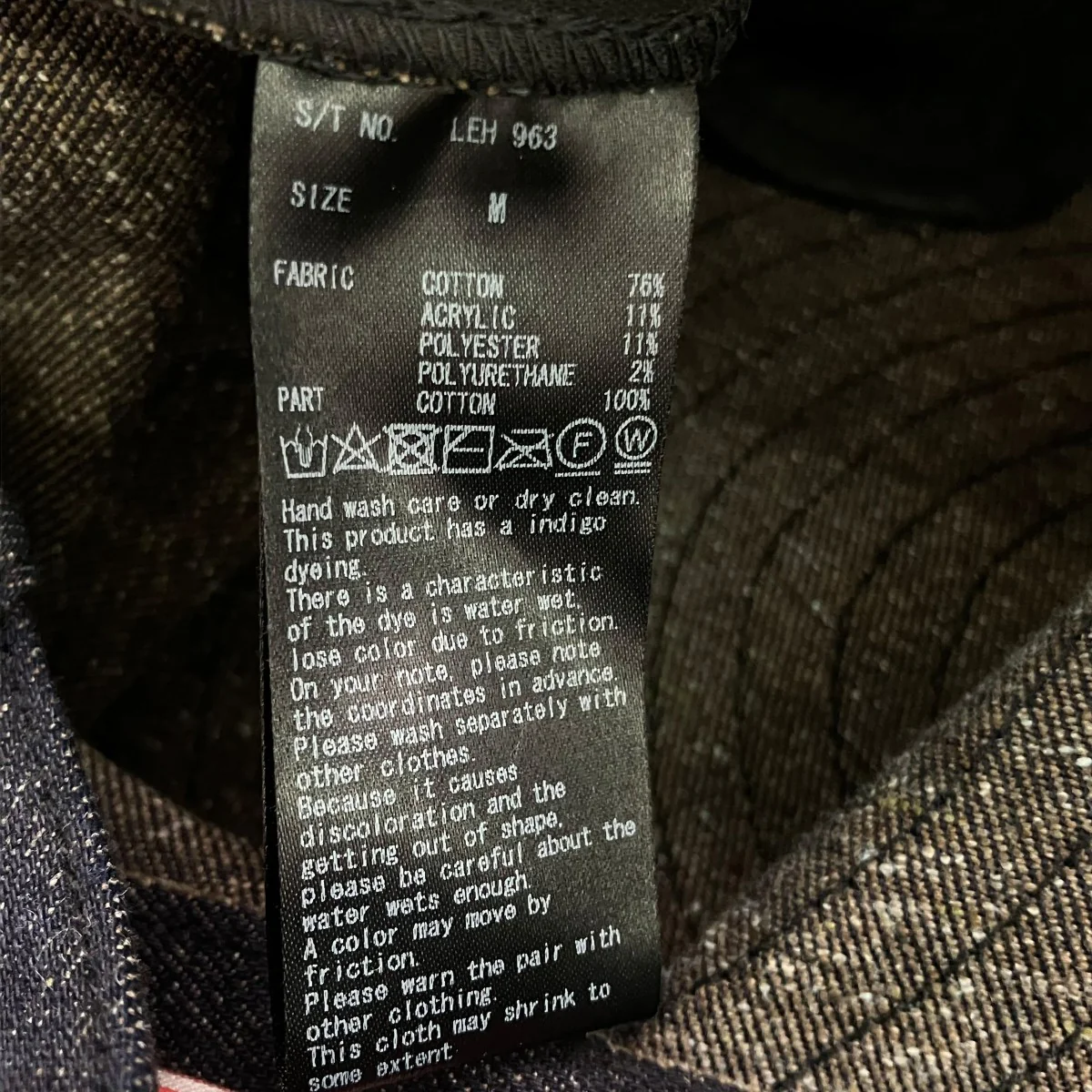 ART WORK WIDE PANTSデザインワイドデニムパンツLEH953 - Image 7