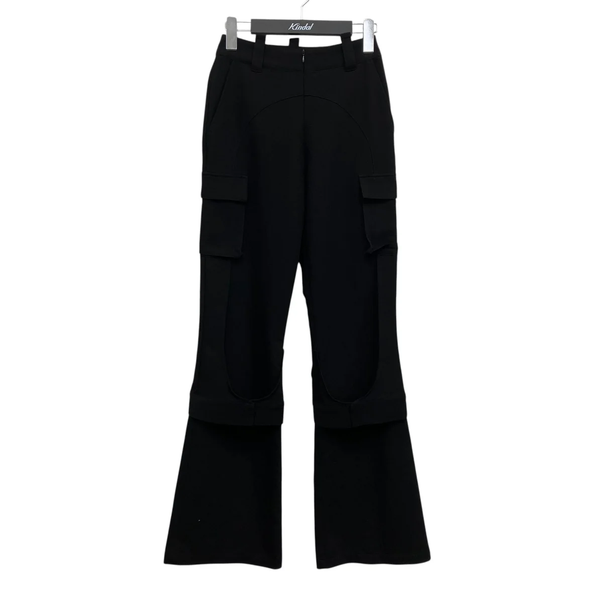 cutout tight flare pants スラックス