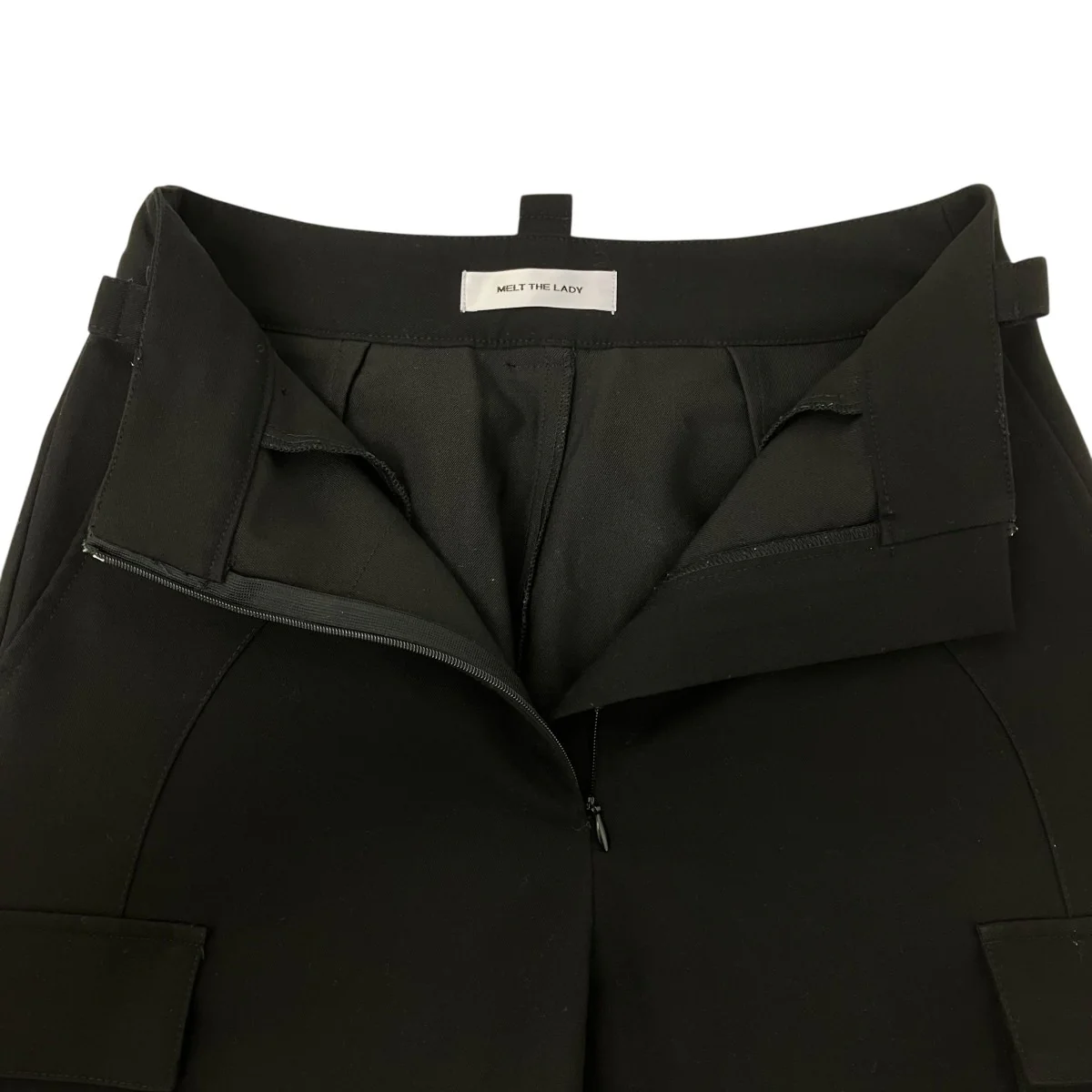 cutout tight flare pants スラックス - Image 3