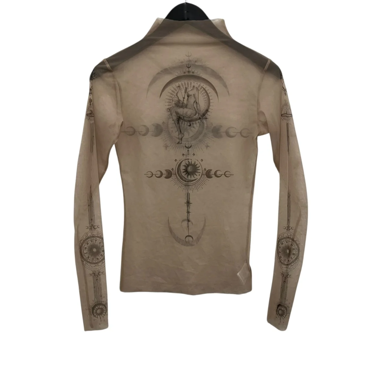 horoscope tattoo tops メッシュカットソー - Image 2