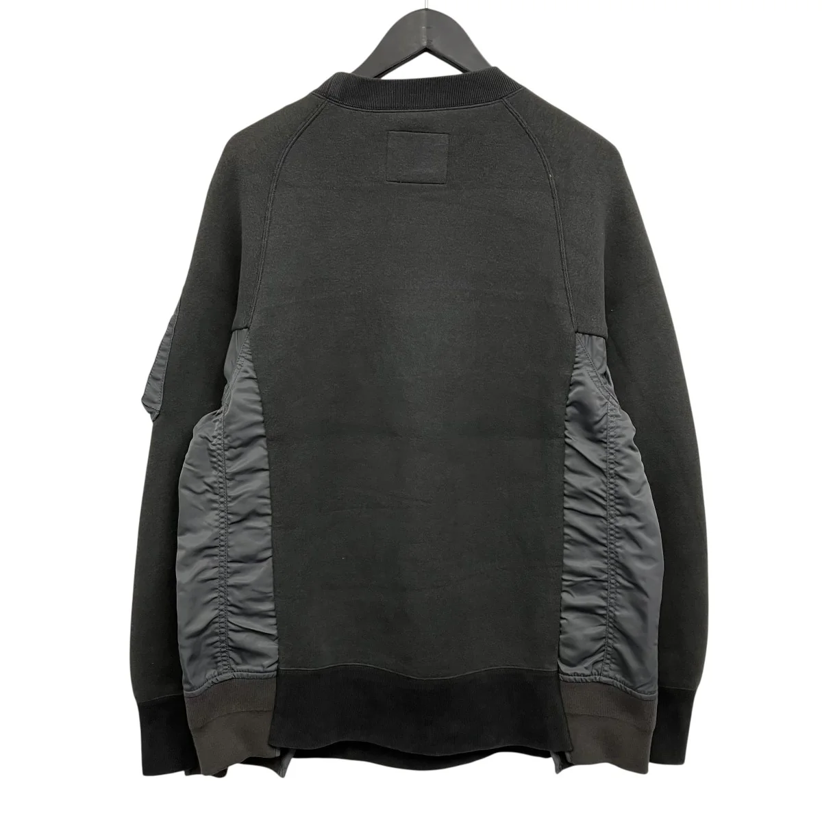 24ssSponge Sweat x Nylon Twill Pullover ドッキングスウェット - Image 2