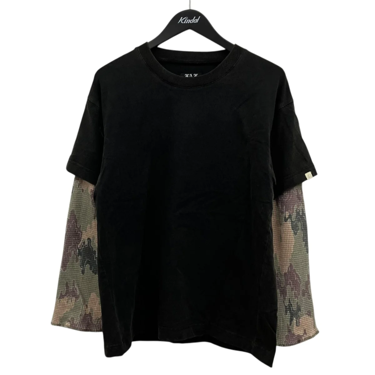 Camo Double Sleeve Tee レイヤードカットソー