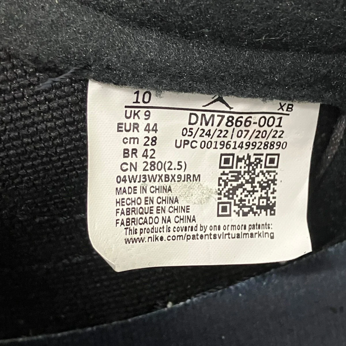 Air Jordan 1 Low OG SP Black Phantom ローカットスニーカー - Image 8