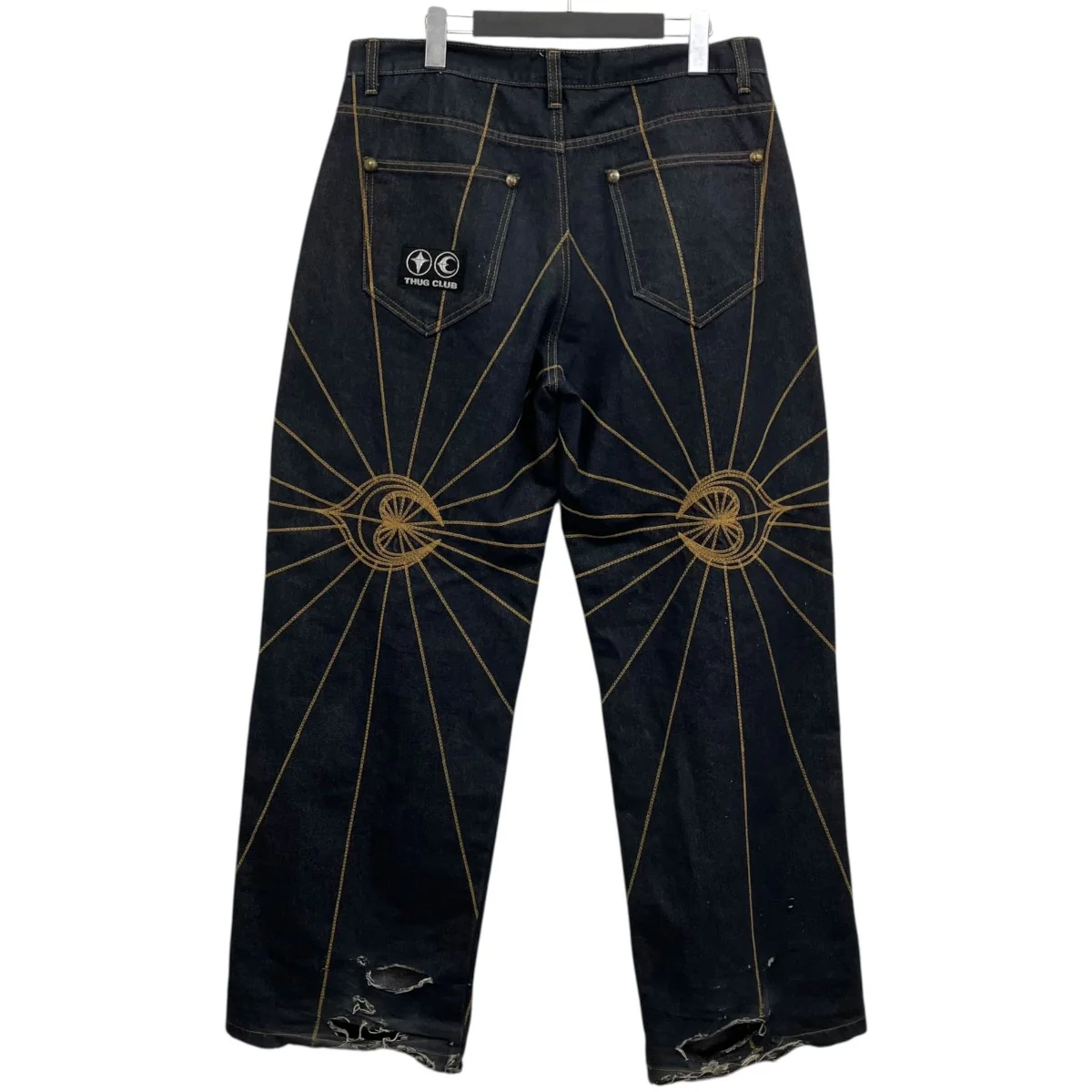 TC RISE DENIM EMDPANT デザインワイドデニム - Image 2
