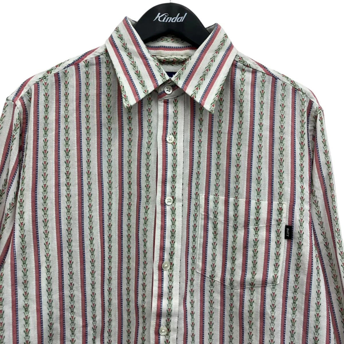 Flower Striped Shirt シャツ - Image 3