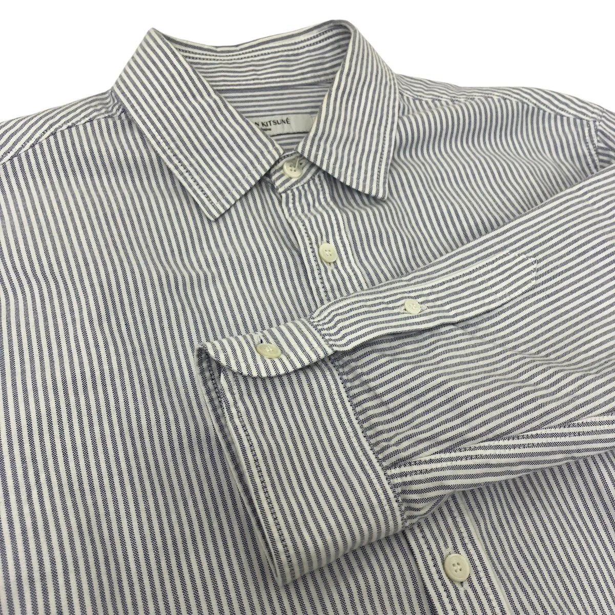 JP EXCLUSIVE FOX HEAD EMBROIDERY STRIPE SHIRT ストライプシャツ - Image 5