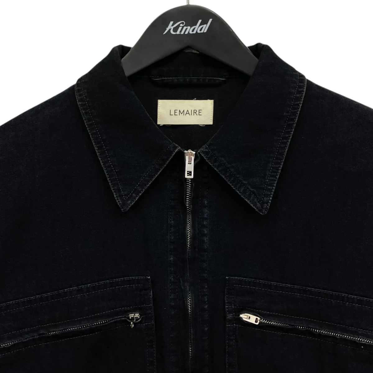 zipped denim over shirt トラッカーデニムシャツジャケット - Image 3
