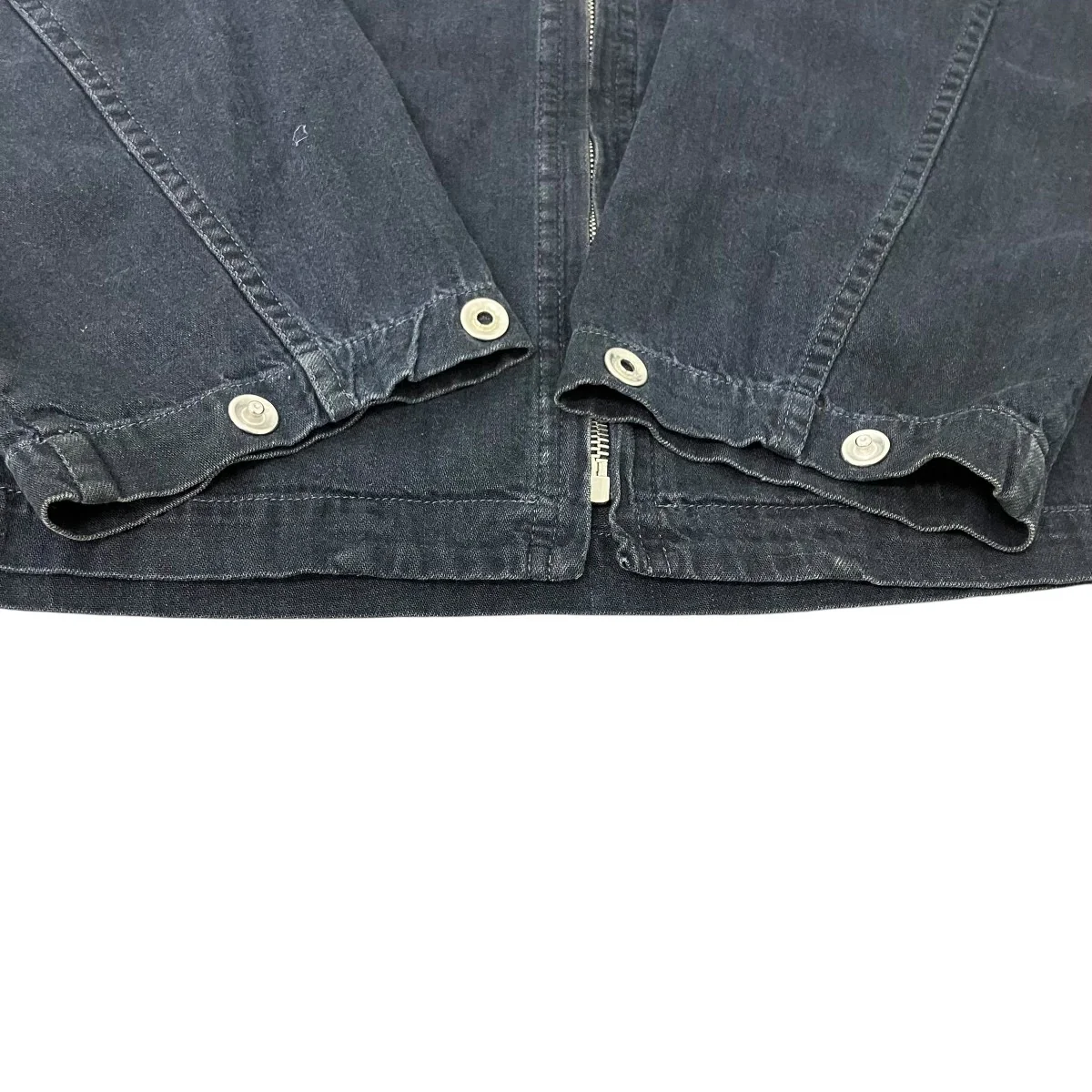 zipped denim over shirt トラッカーデニムシャツジャケット - Image 4
