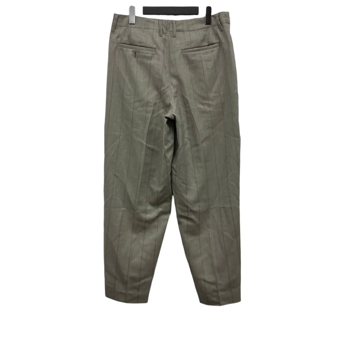 2-Tuck Wide Tapered Trousers ウールシルク ゴースト プレイド 2タック ワイドテーパード トラウザー - Image 2