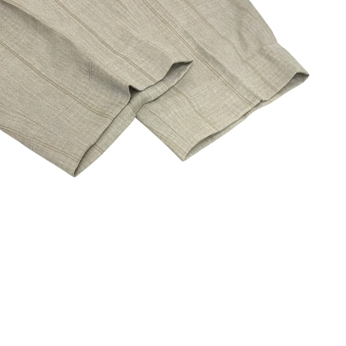 2-Tuck Wide Tapered Trousers ウールシルク ゴースト プレイド 2タック ワイドテーパード トラウザー - Image 3