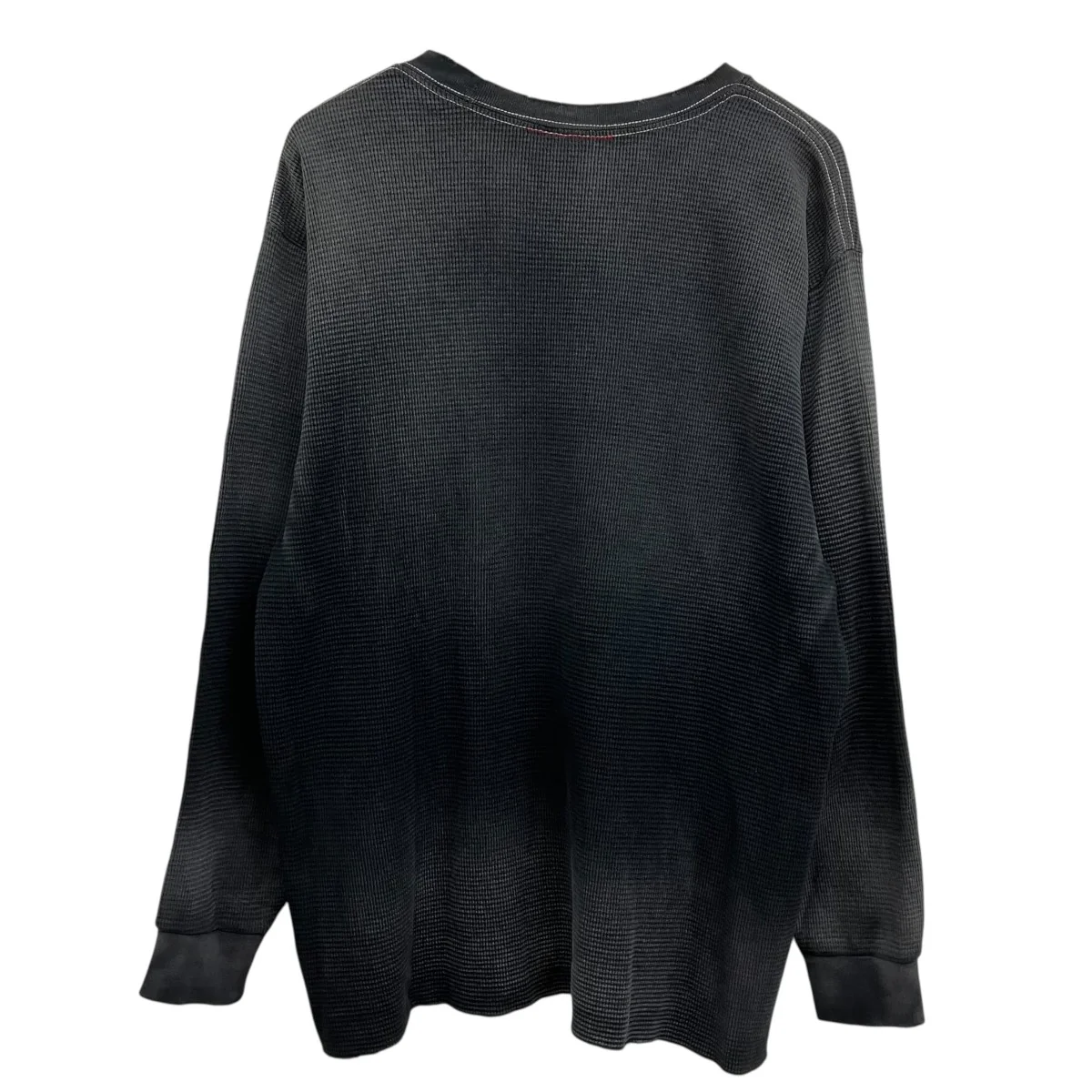 CLASSIC WAFFLE THERMAL AGEDオーバーダイワッフルカットソー - Image 2