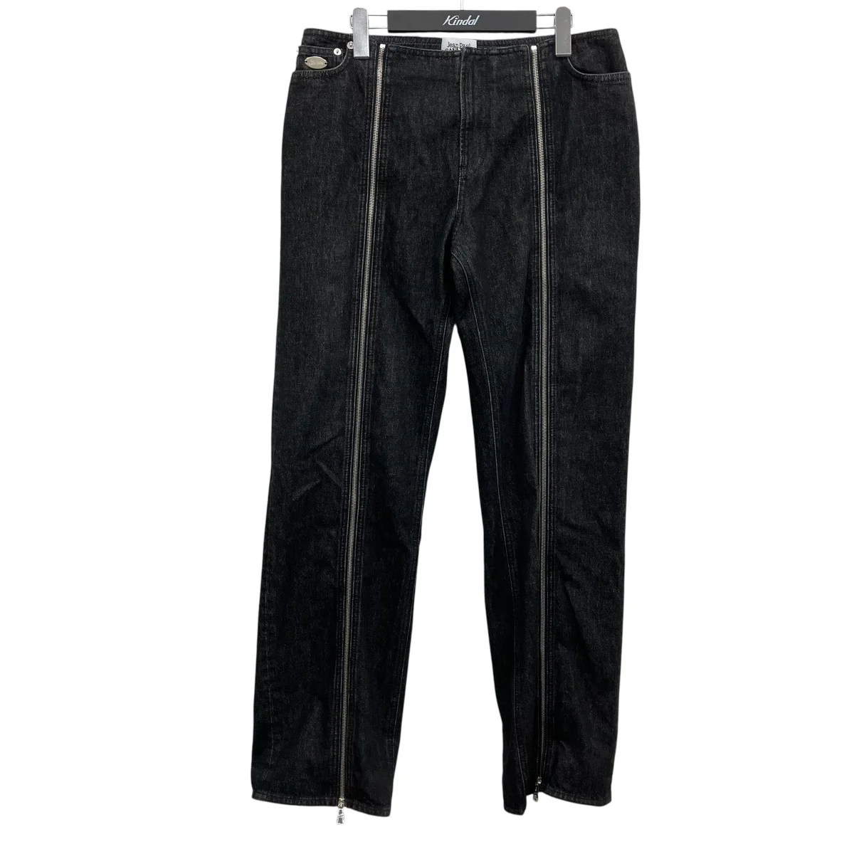 Black Zipped Jeans フロントジップデザインデニム