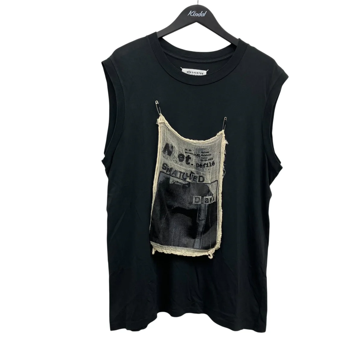 Invitation Tank Top ピンデザインノースリーブカットソー
