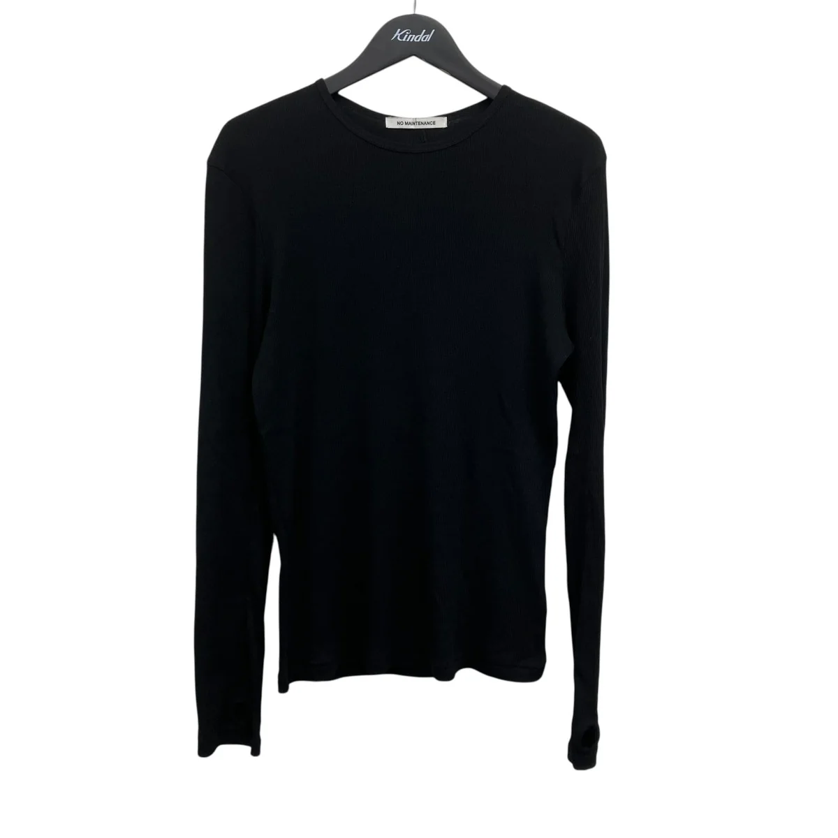 ORI RIBBED LONG SLEEVE TリブロングスリーブTシャツ