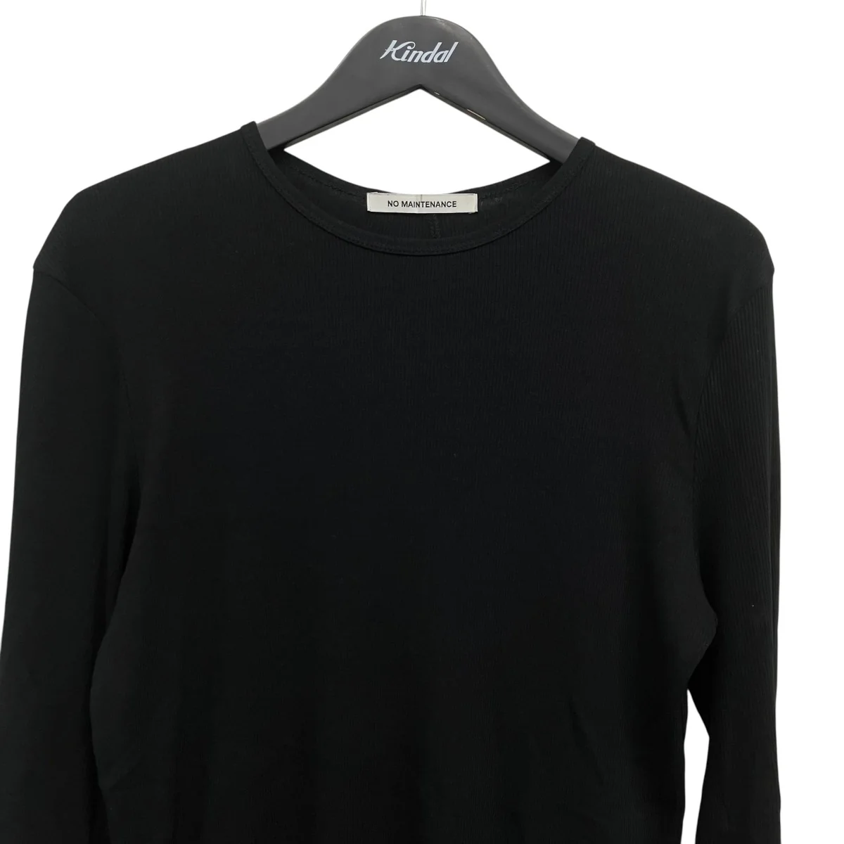 ORI RIBBED LONG SLEEVE TリブロングスリーブTシャツ - Image 3