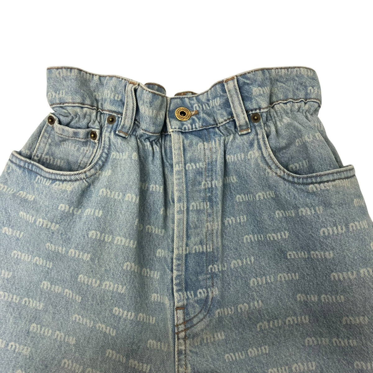 ロゴ総柄デニムパンツ - Image 3