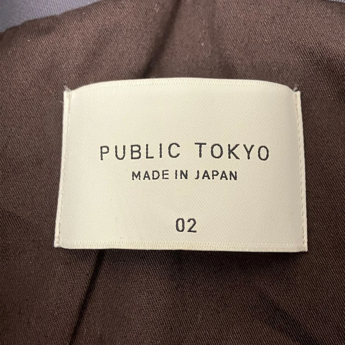 2WAYレザーカラーハーフコート - Image 6