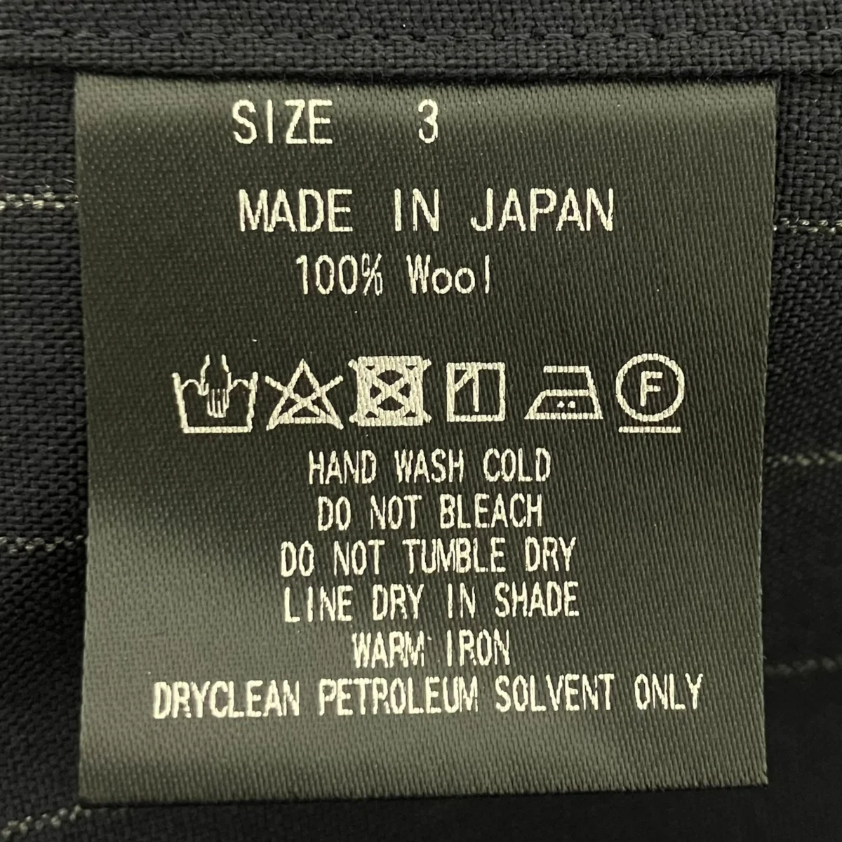 チョークストライプギャバノーカラー3Bジャケット - Image 5
