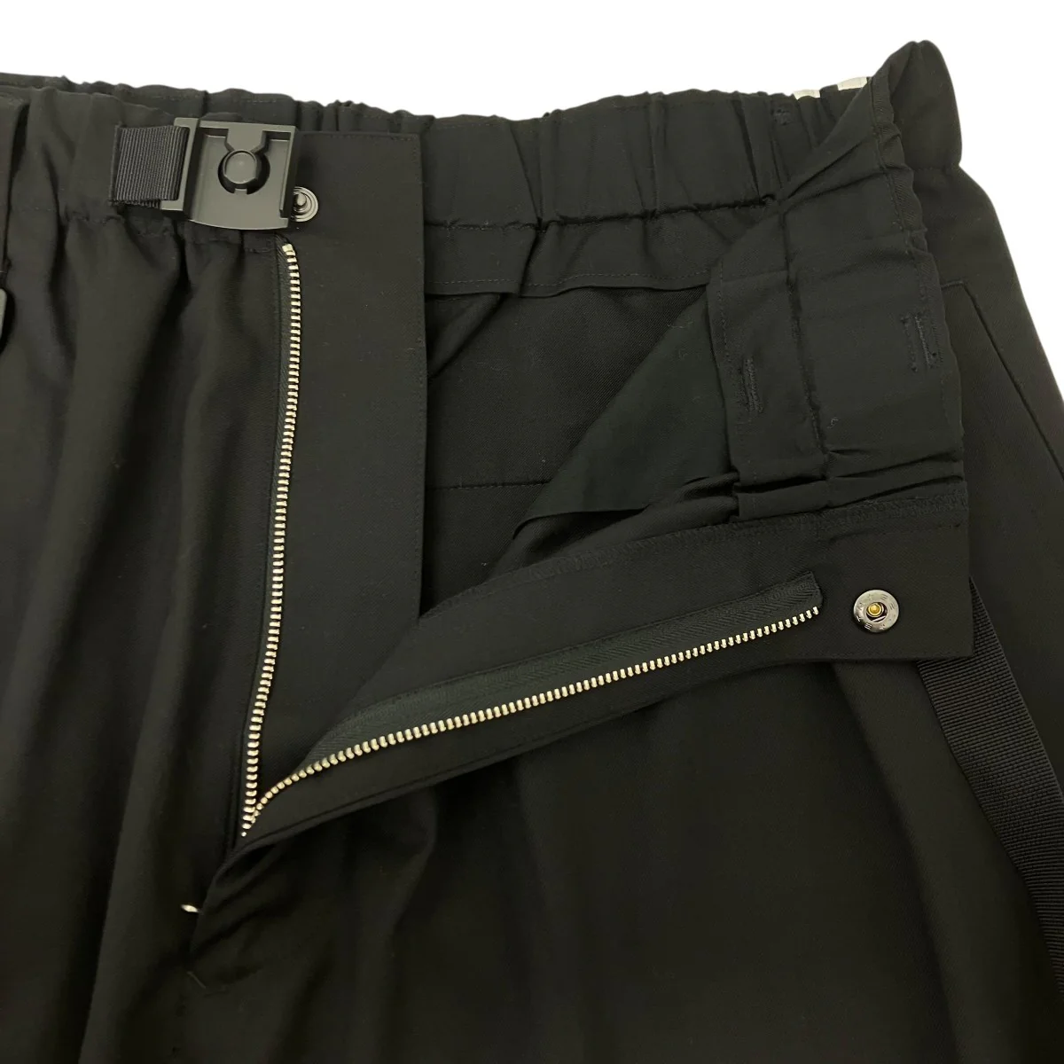 REFIND WOOL PANTS サイドラインサルエルパンツ - Image 3