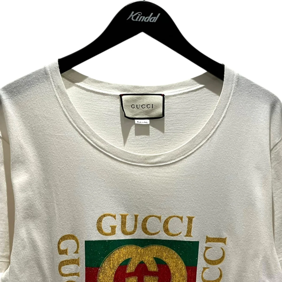 【Vintage Glitter Logo Print T-shirt 】ヴィンテージグリッターロゴプリントTシャツ493117 - Image 3